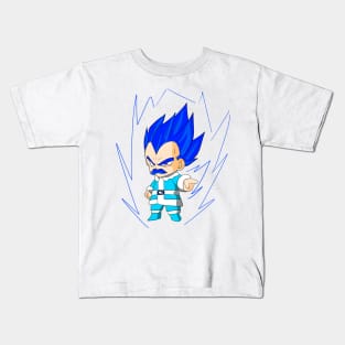 vegeta ssj blue in christmas cosplay Kids T-Shirt